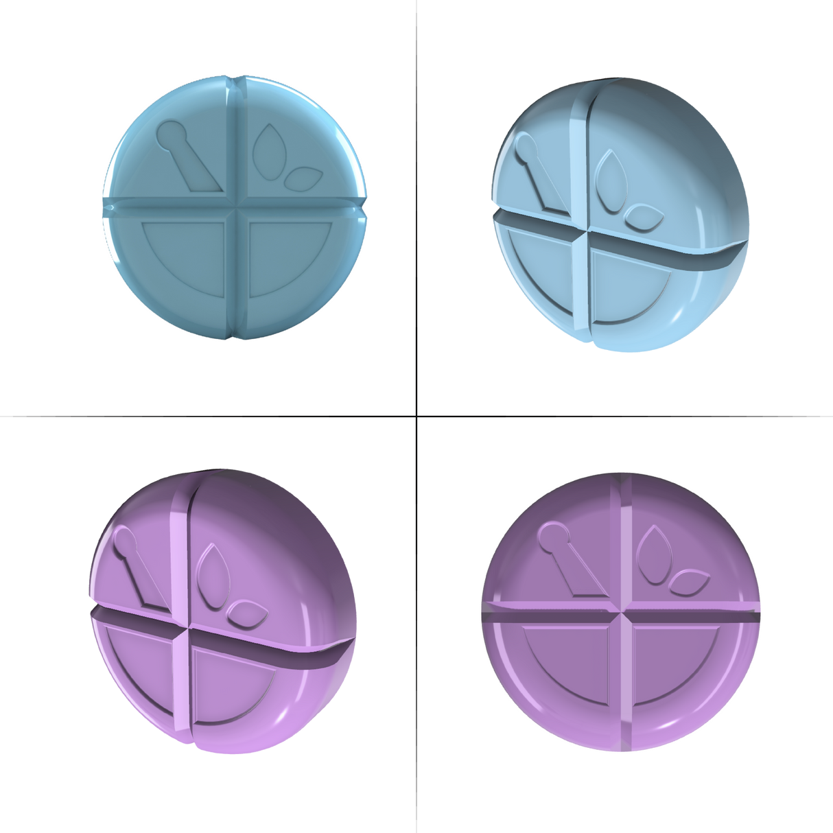 Troche RDT Pet-Treat Mold (2mL x 30 Cavities)