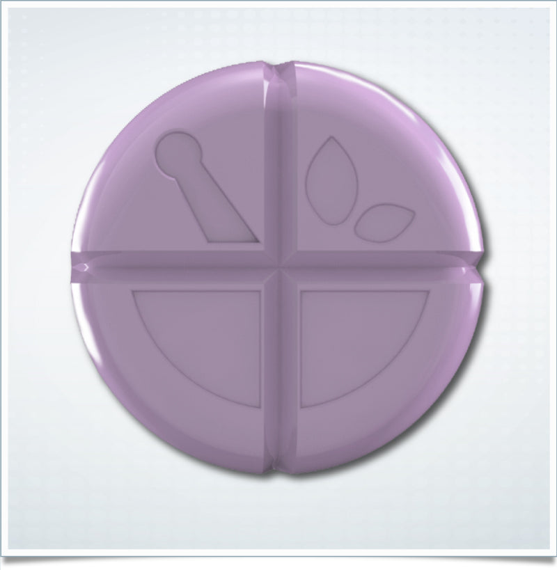 2mL x 30 Cavities Troche Mold Tablet Purple