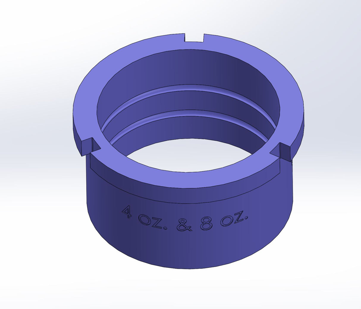 Adapter For Dispense-Ready Mixer Jars