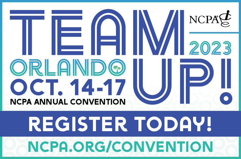NCPA Official Registration Image for 2023 NCPA Annual Convention in Orlando, Florida from OCT. 14-17