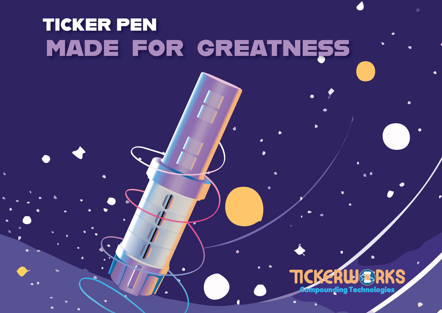 TICKER Pen In Space 