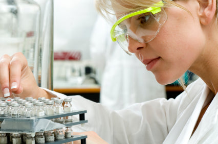 Woman Working in a Lab